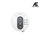 Havells ORAZIO+ 15L Storage Water Heater(Geyser)|5 Star Rated|33% Faster Heating|Dual adjustable knob|Whirlflow Technology|High Rise suitable|Safer to use| Feroglas Coated Inner Container (White Grey)