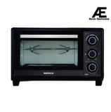 Havells 20R BL Oven Toaster Grill with Double Glass Door (Black, 20 Liter)