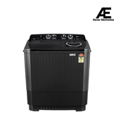 LG 11.5Kg Semi Automatic Top Load Washing Machine, Roller Jet Pulsator + Soak, Full Black , P115ASLAZ
