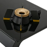 Faber Genius 75cm 2 Burner Cooktop | Brass Burners | Manual Ignition | 8mm Toughened Glass | Lift & Lock Burner Design - Hob Cooktop Genius 752 BK