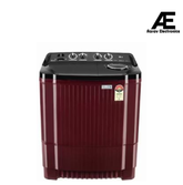 LG 8.5KG Semi Automatic Top Load Washing Machine, Roller Jet Pulsator + Soak, Burgundy,5 Star