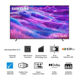 Samsung 163 cm (65 inches) 4K Ultra HD Mini-LED Neo-QLED Smart TV QA65QN80HAULXL (Titan Black)