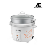 Usha RC18SS2D 1.8L Electric Rice Cooker with Steaming Feature – White