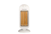 Russell Hobbs RCH1200NE 1200W Tower Beam Carbon Room Heater | Dual Carbon Tubes, Custom Heat Control, Oscillation, Safety Protection | Sleek Portable Winter Heater – White