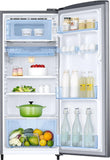 Samsung 183 L, 2 Star, Digital Inverter, Direct-Cool Single Door Refrigerator (RR20C2712S8/NL, Silver, Elegant Inox)