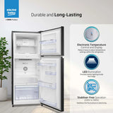 Voltas Beko RFF295C/WPXBR0I0000GD 250 L, 3 Star, Double Door Frost Free Refrigerator (Wooden Black)