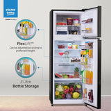 Voltas Beko 283 L Frost Free Double Door 2 Star Refrigerator (Wooden Black, RFF334C / 2WPV100RXBD)