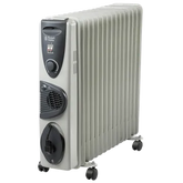 Russell Hobbs EOFR 2900 (ROR15F, Grey) 2900 W | Oil Filled Radiator Electric Room Heater | ISI Approved Oil Filled Room Heater (Open Box / Without Box)