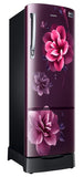 Samsung 246L 3 Star Inverter Direct-Cool Single Door Refrigerator Appliance (RR26C3893CR/HL,Camellia Purple) Base Stand Drawer