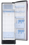 Samsung 246L 3 Star Inverter Direct-Cool Single Door Refrigerator Appliance (RR26C3893CR/HL,Camellia Purple) Base Stand Drawer