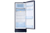 Samsung 183 L, 3 Star, Digital Inverter, Direct-Cool Single Door Refrigerator (RR20H2823UZ/NL, Midnight Blossom Blue, Base Stand Drawer, Single Touch Defrost, 2026 Model)