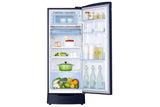 Samsung 183 L, 3 Star, Digital Inverter, Direct-Cool Single Door Refrigerator (RR20H2823UZ/NL, Midnight Blossom Blue, Base Stand Drawer, Single Touch Defrost, 2026 Model)
