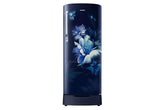 Samsung 183 L, 3 Star, Digital Inverter, Direct-Cool Single Door Refrigerator (RR20H2823UZ/NL, Midnight Blossom Blue, Base Stand Drawer, Single Touch Defrost, 2026 Model)