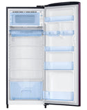 Samsung RR24C2723CR 223L 3 Star Direct Cool Single Door Refrigerator, Digital Inverter Compressor, Camellia Purple