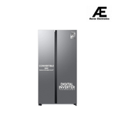 Samsung 653L WI-FI Enabled SmartThings Side By Side Inverter Refrigerator (RS76CG8113SLHL, EZ Clean Steel)