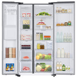 Samsung 633 L, 3 Star, Frost Free, Double Door, Convertible 5-in-1 Digital Inverter, Side By Side Refrigerator with AI, WiFi & Water & Ice Dispenser (RS78CG8543S9HL, Silver, Refined Inox)