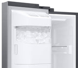 Samsung 633 L, 3 Star, Frost Free, Double Door, Convertible 5-in-1 Digital Inverter, Side By Side Refrigerator with AI, WiFi & Water & Ice Dispenser (RS78CG8543S9HL, Silver, Refined Inox)