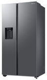 Samsung 633 L, 3 Star, Frost Free, Double Door, Convertible 5-in-1 Digital Inverter, Side By Side Refrigerator with AI, WiFi & Water & Ice Dispenser (RS78CG8543S9HL, Silver, Refined Inox)