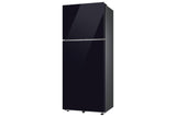 Samsung 396 L, 2 Star, Convertible 5-in-1, Digital Inverter, Frost Free Double Door, Bespoke AI WiFi Refrigerator (RT41HB6A4222HL, Glass Finish, Clean Black, 2026 Model)
