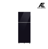 Samsung 396 L, 2 Star, Convertible 5-in-1, Digital Inverter, Frost Free Double Door, Bespoke AI WiFi Refrigerator (RT41HB6A4222HL, Glass Finish, Clean Black, 2026 Model)