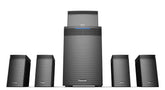 Panasonic SC-HT550GW-K 5.1 Ch Home Theatre with Real Surround Sound, 150 W, Bluetooth, USB, AUX, RCA, Powerful Subwoofer, Wall mountable Speakers, Remote for Volume & Bass Control (Black)