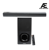 Panasonic 160W 2.1Ch with 3D Surround Soundbar Speaker System, Bluetooth, USB, RCA, AUX Inputs Remote Control (SC-HTS160GWK,Black)