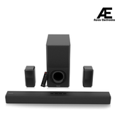 Panasonic 5.1 Ch Sound Bar With 3D Surround Sound 600W With Wireless Surround Speakers Dolby Digital plus Tpuch Control (250W+70*5W),BT 5.3, USB,HDMI ARC,Optical,Aux With Remote Control &Display