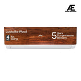 Godrej 1.5 Ton 3 Star, 5 Years Comprehensive Warranty, 5-In-1 Convertible Cooling, Wood Finish, Inverter Split AC (Copper, 4 Way Air Swing, AC 1.5T SIC 18VTC3 WYB TK, Teak Wood)