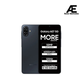 Samsung Galaxy A07 5G (4GB RAM, 128GB Storage) | MediaTek Dimensity 6300 | 6000mAh Battery | 120Hz Display | Black