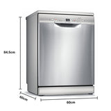 Bosch 13 Place Settings Dishwasher (SMS6ITI00I, Silver Inox)