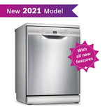 Bosch 13 Place Settings Dishwasher (SMS6ITI00I, Silver Inox)