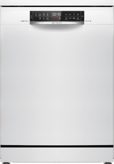Bosch SMS6ZCW37Q Series 6 Free-Standing Dishwasher | 14 Place Settings | Zeolith Drying Technology | Home Connect (Wi-Fi Enabled) | PerfectDry | VarioFlex Baskets | Extra Clean Zone | Silence Plus | Energy Efficient | White