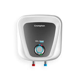 Crompton Solarium Care 10-L 5 Star Storage Water Heater (Geyser) with Rust Proof Plastic Body (White),Free Installation, Free Pipe.
