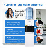 Voltas Floor Mounted Water Dispenser Minimagic Spring R V Plus White Colour