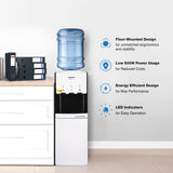 Voltas Floor Mounted Water Dispenser Minimagic with Cooling Cabinet (Spring FV +, 3 Modes, White), 3L