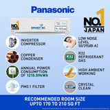 Panasonic 2 Ton 3 Star Wi-Fi Inverter Split AC CS/CU-SU24ZKYWA with 7-in-1 Convertible, True AI, PM 0.1 Filter, 4-Way Swing & Copper Condenser (open box / without box)