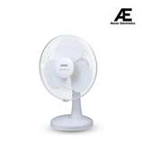 USHA Mist Air Flo 400 mm Table Fan | High Speed Air Delivery | 3 Blade | Powerful Cooling | Low Noise | 2 Year Warranty (White)