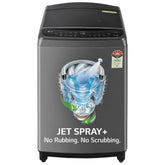LG 9 Kg 5 Star Inverter Wi-Fi Fully-Automatic Top Loading Washing Machine Appliance (THD09NWM, Middle Black, AIDD Technology & TurboWash)