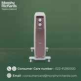 Morphy Richards Thermocore Xr Analog 15 Fins Oil Free Radiator Room Heater For Home|2000 Watts Zero Oil Radiators|2 Copper Heating Elements|No Oxygen Depletion|Silent Operation|4-Yr Warranty By Brand