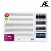 Godrej 1.5 Ton 5 Star, Turbo Mode, Smart Diagnosis, Pure Air Filter, Anti-Freeze Thermostat, Anti Corrosive Blue Fin Coating, Inverter Window AC (Copper, AC 1.5T TR WIC 18F5TG WA, White)