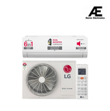 LG 1.5 Ton 5 Star AI DUAL Inverter Split AC (Copper, AI Convertible 6-in-1 Cooling, 4 Way Swing, HD Filter with Anti-Virus Protection, TS-Q19ENZE, White)