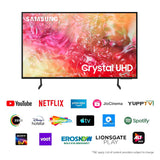 Samsung 189 cm (75 Inch) DU7700 Crystal 4K UHD Smart LED TV – UA75DU7700, Crystal Processor 4K, HDR10+ (Open box / without box)