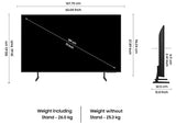 Samsung 189 cm (75 Inch) DU7700 Crystal 4K UHD Smart LED TV – UA75DU7700, Crystal Processor 4K, HDR10+ (Open box / without box)