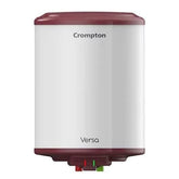 Crompton Versa ASWH-3525 25-Litre 5 Star Rated Storage Water Heater (Geyser) with Free Installation And Pipe (White),Wall 7 Year warranty on Tank