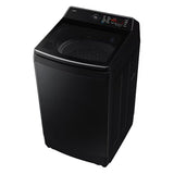 Samsung 12 kg 5 Star AI Wash Top Load Washing Machine with Heater, Eco Bubble, BubbleStorm, Dual Storm Pulsator, Soft Close Lid, Black Caviar (WA80F12B6B, 2025 Model)