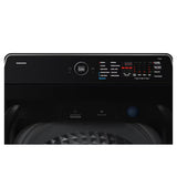 Samsung 12 kg 5 Star AI Wash Top Load Washing Machine with Heater, Eco Bubble, BubbleStorm, Dual Storm Pulsator, Soft Close Lid, Black Caviar (WA80F12B6B, 2025 Model)