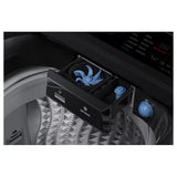 Samsung 12 kg 5 Star AI Wash Top Load Washing Machine with Heater, Eco Bubble, BubbleStorm, Dual Storm Pulsator, Soft Close Lid, Black Caviar (WA80F12B6B, 2025 Model)