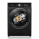 IFB 10 Kg/7 Kg/3 Kg 3-in-1, AI Powered, Fully Automatic Washer Dryer Refresher (IFB Laundrimagic®, WDR EXECUTIVE PLUS ZXB 10/7/3, 9 Swirl Wash, Eco Inverter Technology, Black VCM)