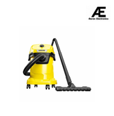 KARCHER WD 3V | Wet & Dry Vacuum Cleaner | 1000W | 17L Tank | Durable Plastic Body | Blower Function | Fleece Filter Bag | Home, Car & Furniture Cleaning | German Tech