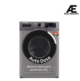 Voltas Beko 8.0kg, Inverter, 5 Star Front Load Washing Machine (WFL8014VTAP, Anthracite), Auto Dosing,Stain Expert